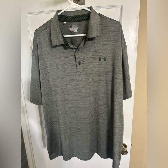 Under Armour Other - Under Armour men’s Gray Performance heatgear golf Polo Shirt